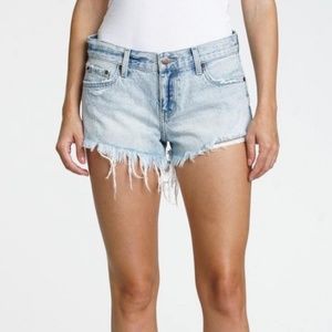 Pistola | Gigi Low Rise Cut Off St Tropez Women's Denim Shorts (Size 27)
